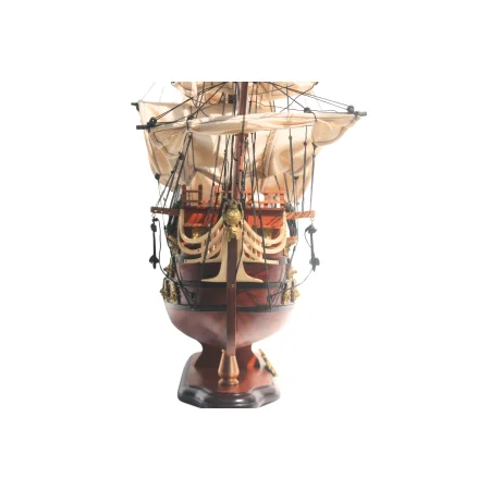 Drewniany model żaglowca HMS Victory 86 cm z rozwiniętymi żaglami - prestiżowa dekoracja marynistyczna